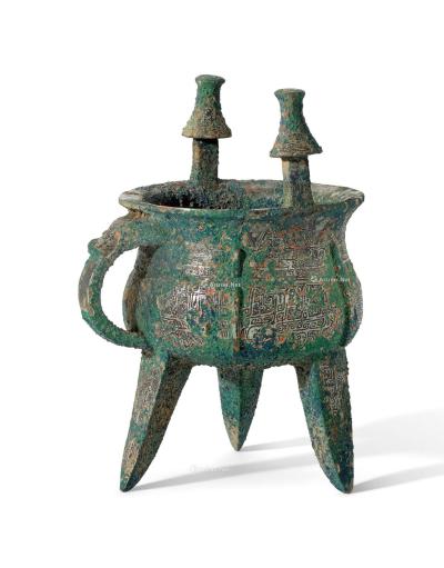  商13世纪 青铜饕餮纹斝