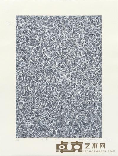  失意 丝网印刷 衬纸尺寸65.7×50.2cm；image size51.5×36.2cm
