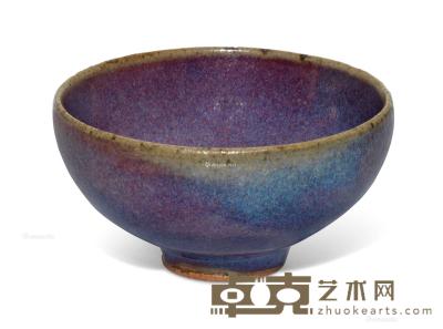  明 钧窑紫斑小碗 直径8.3cm