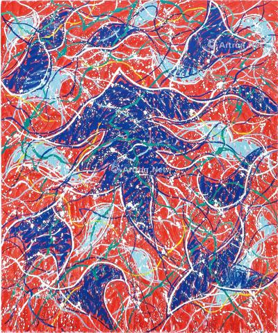  1990年作 形态 No.1266 油彩、画布