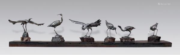  2014年作 湿地系列——鸟 白铜 不锈钢
