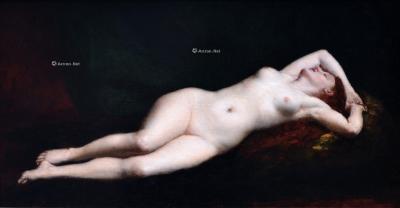  裸女 布面 油画