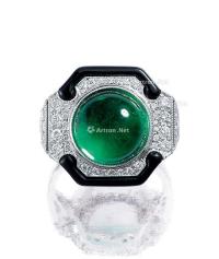  5.61克拉 天然「哥伦比亚」祖母绿  配 钻石 戒指