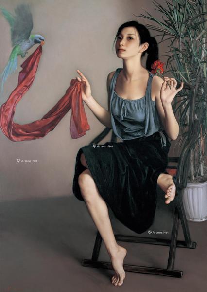  2006年作 温 情 布面 油画