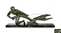 约1930年作 法国二十世纪初装饰艺术铜雕塑  SECUNDO 作品