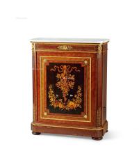  约1860年作 法国十九世纪镶嵌拼花装饰柜 高仪出品