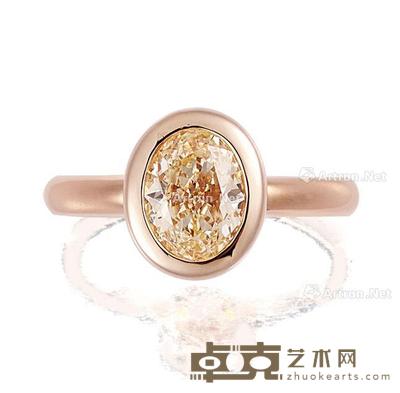  1.71克拉 椭圆形钻石钻戒 --