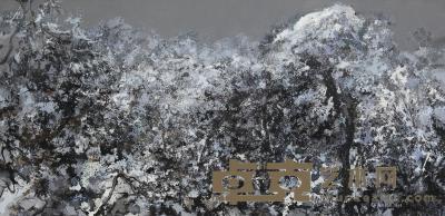  2006年作 瑞雪 布面 油画 100×200cm