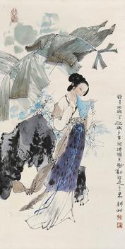  人物 立轴 纸本