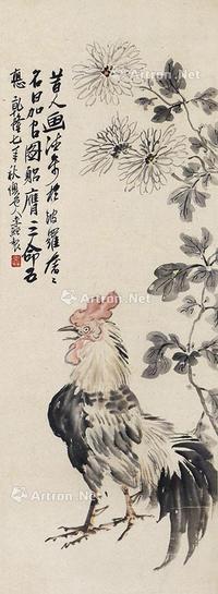  一鸣惊人 片 绢本