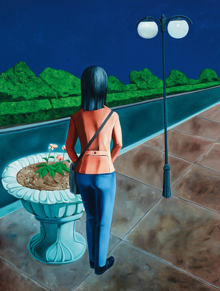  2006年 远去的树 布面 油画