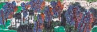  甲申（2004年）作 秋林 镜心 设色纸本