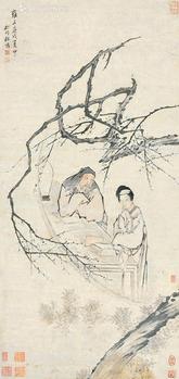  人物 立轴 纸本
