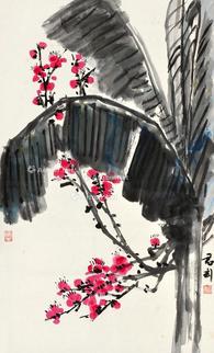  花卉 立轴 纸本