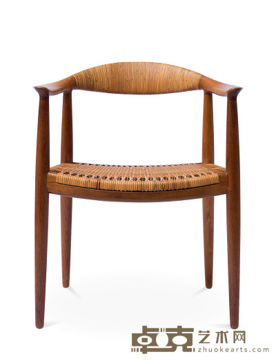  1950年作 汉斯·韦格纳 圆椅 63×53×76cm