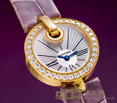  卡地亚 精美女装黄金镶钻石腕表，「Captive de Cartier」，型号WG600006，年份约2013，附原厂表盒 --