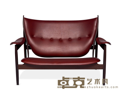  1949年作 芬·尤尔 酋长双人沙发 148×88×92.5cm