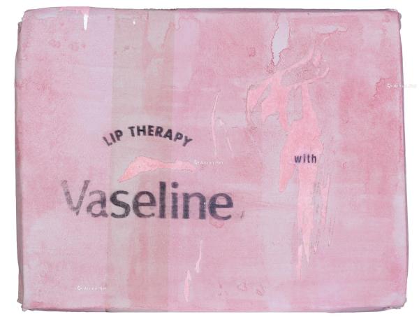  2012年作 Lip Therapy with Vaseline 压克力 乳胶漆 喷墨打印 无酸性纸板