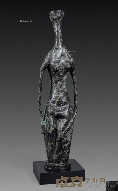  女人体 铸铜雕塑 高48cm