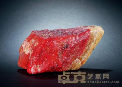  巴林鸡血原石 6×7×15cm；重量985.8g