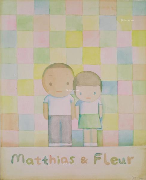  2010年作 Matthias &amp; Fleur 水彩 纸本