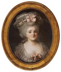  1792年作 贵妇肖像 纸本水彩