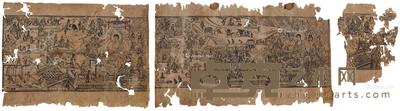  宋元佛经扉画3件 41×24cm；33×23cm；24.5×20cm