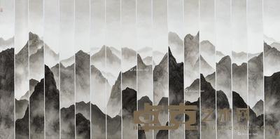  此山中-2018 镜心 水墨纸本 71×144cm