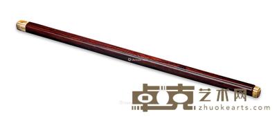 清中期 紫檀虫挑盒 长28cm