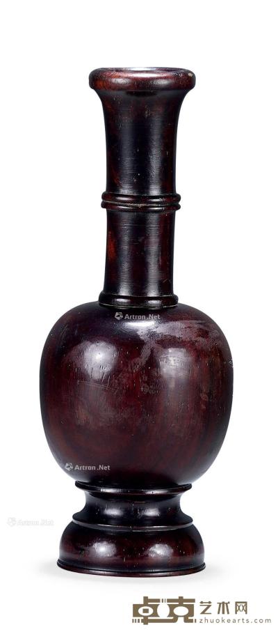  清早期 黄花梨香瓶 高10.5cm