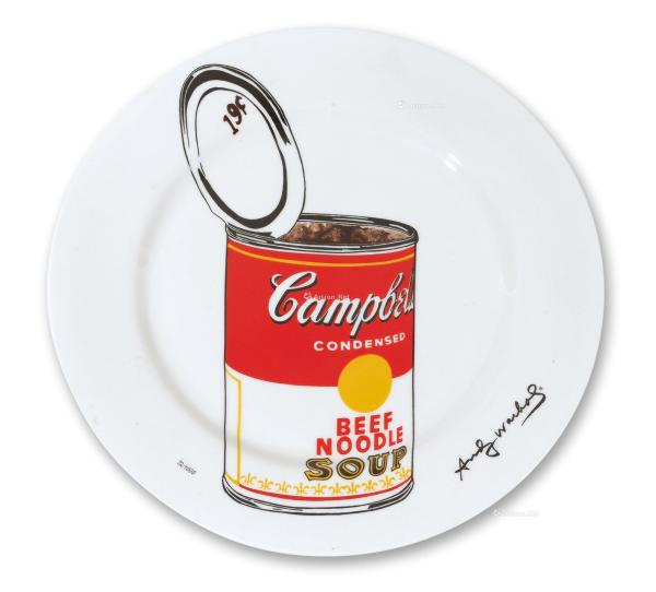 50年代作 坎贝尔汤罐 瓷盘