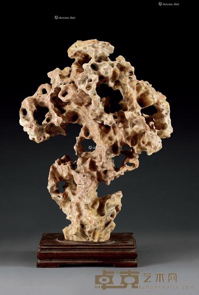  清 太湖石山子 高48.5cm