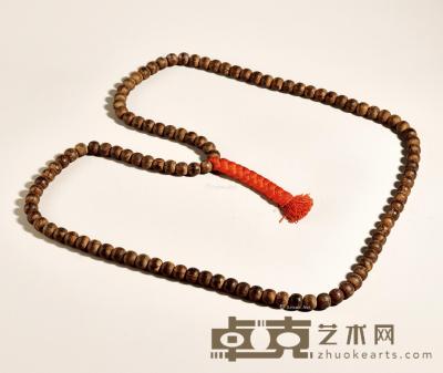  清 奇南佛珠串（108颗） 直径1.5cm/每颗
