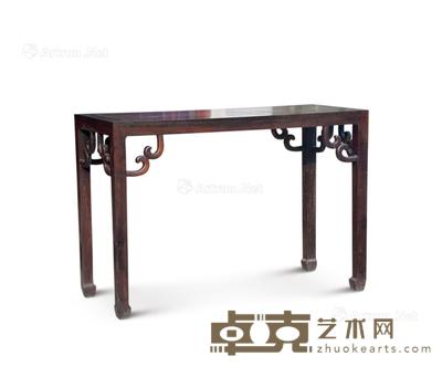  清 红木独板条桌 120×51×82cm