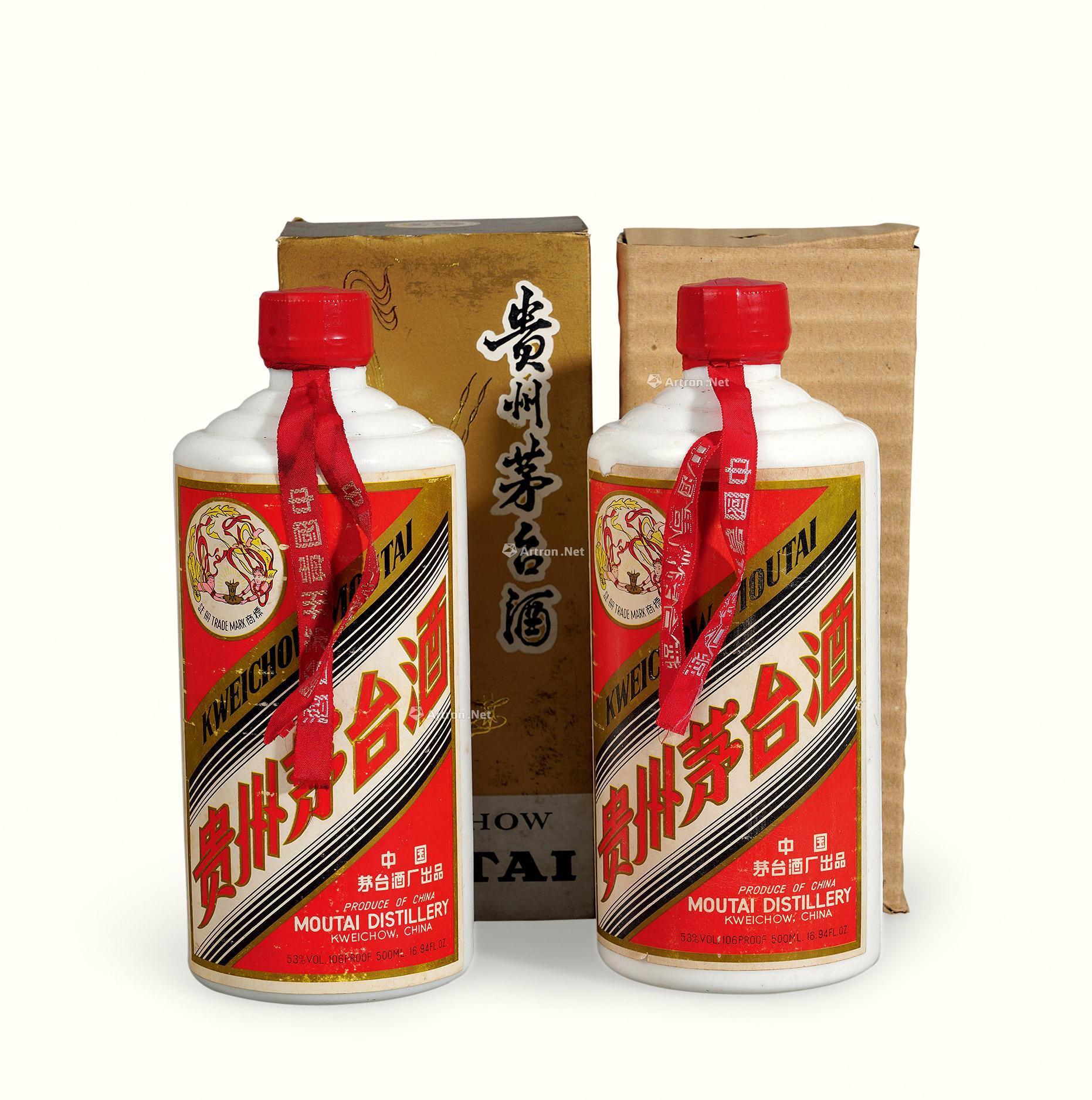 80年代產飛天牌貴州茅臺酒